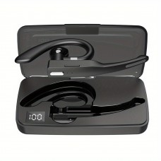 Cloud Pomelo Headphones Wireless Earpiece Headset Dual Mic Earbuds Noise Canceling for Driving Trucker Business Office
