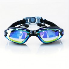 Supershark Swim goggles Waterproof Anti-fog Large Frame Adult Swimming Goggles With Earplugs, Swim Eyewear
