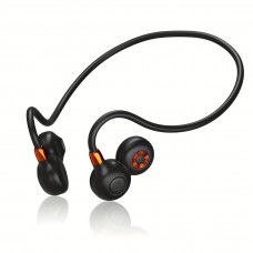 Bananashark Headphones Wireless Open-Ear Headphones with Air Conduction Technology - Call Control, Secure Fit Silicone Sport Earbuds, Premium Sound Quality, Clear Calls, Lightweight 19g Design, Compatible with Cellphones