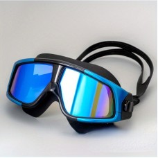 Music beaver Swim goggles Large Frame Swimming Goggles - Waterproof, Anti-Fog, Electroplated for Men & Women