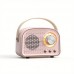 Pyramideer Personal stereos Mini Speaker, Wireless Vintage Speaker, Outdoors Wireless Portable Speaker Supports TWS Pairing/U-Disk/TF Card/AUX for Home, Travel, Outdoor, Gift for Christmas