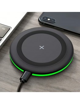 Amblecat Wireless chargers High-Speed USB Wireless Charger, Compatible with iPhone 15/14/13/12 Charging Pad with LED Indicator