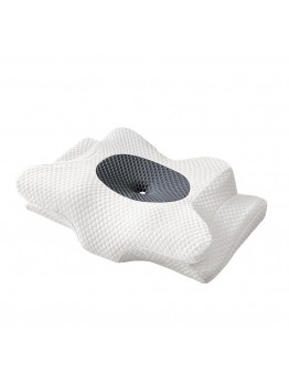 Roomountain Pillows Memory Foam Pillow for Neck & Shoulder Support - Slow Rebound, Zero Pressure Design for Side, Back, and Stomach Sleepers - Hypoallergenic Polyester Cover