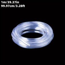 Luckstar Flexible tubes of plastic PVC/Silicone Aquarium Oxygen Pump Hose, Aquarium Fish Tank Pond Pump Tube Food Grade Hose