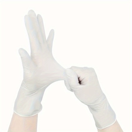 Keycat Medical gloves Multi-Purpose Disposable Gloves - Latex & Powder Free, Waterproof for Inspection & Surgical Use, Highly Elastic & Soft 100pcs 