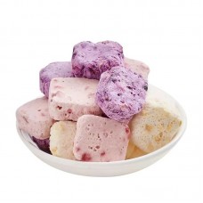 Dearone Yogurt Freeze-dried Yogurt Block Dried Strawberry Crispy Fruit Dried Yellow Peach Blueberry Mango Fruit Block Office Snacks 680g