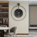 Koala bear Clocks Nordic Style Wall Clock, 50cm Large Metal Clock with Battery Power, Artistic Decor for Living Room, Bedroom, Office