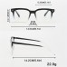MOXNICE Eyeglasses Men's Gradient Square Frame Glasses, Simple And Stylish Glasses, Suitable For Daily Commuting, Campus, And Wedding Season
