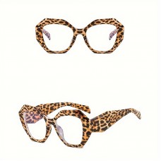 Barledear Eyeglasses Fashion Blue Light Blocking Glasses - Candy Colors, Geometric Full Frame Clear Lens 