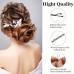 Giftoday Bobby pins 80pcs Invisible Wave Bobby Pins - Durable Black Metal Hair Clips for Women, Sleek Solid Color Barrettes, Ideal for Weddings & Everyday Styles