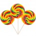 Jellycity Candy Multicolored Popsicle candy round fruity lollipop candy wholesale snack gift candy chewy 670g