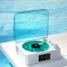 Fruitwhale Wireless speakers Vintage Vinyl Record-Inspired Wireless Speaker with RGB LED Ambient Light & - USB Rechargeable, Wireless Enabled, Dynamic Mode for Bedroom, Office, Game Room Decor - Ideal Christmas & Birthday Gift