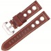 Chicstar Watch straps Cowhide Genuine Faux Leather Watch Strap Oil Wax Fashion Band with Pin Buckle Durable Replacement Strap Accessory