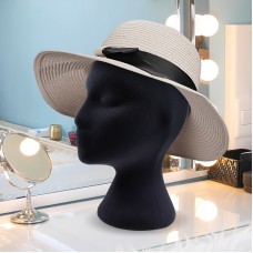 Barleyear Hat stands Unisex Adult Mannequin Head with Flocking for , Hat Display - Fashion Showcase and Display Stand