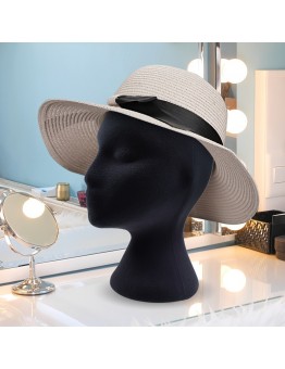 Barleyear Hat stands Unisex Adult Mannequin Head with Flocking for , Hat Display - Fashion Showcase and Display Stand