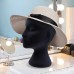 Barleyear Hat stands Unisex Adult Mannequin Head with Flocking for , Hat Display - Fashion Showcase and Display Stand