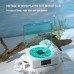 Fruitwhale Wireless speakers Vintage Vinyl Record-Inspired Wireless Speaker with RGB LED Ambient Light & - USB Rechargeable, Wireless Enabled, Dynamic Mode for Bedroom, Office, Game Room Decor - Ideal Christmas & Birthday Gift