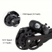 Diarycat Bicycle parts, namely, derailleurs High Strength Road Bike Rear Derailleur - Shifter Kit, Silent, Accurate, Black, Iron & PC Material, Outdoor Cycling Gear