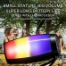 Time Antelope Personal stereos Portable Wireless Speaker with Colorful LED Lights, Long-Lasting Battery, USB Charging, AUX & TF Card Input, Wireless Connectivity, RGB Lighting Effects, Ideal for Christmas & Birthday Gifts, Stereo Audio