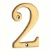 Power land Metal house numbers Solid Brass House Number Sign - 1pc 4" 101mm Metal Address Plate for Apartment, Mailbox, Exterior - Durable, Weather-Resistant, Easy to Install, #0-9 Numerals