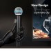 Technologycat Microphones Dual Handheld Wireless Microphone System, Cordless with Rechargeable Receiver, 20H Battery Life, 30.48meter Range, Karaoke for Singing, Weddings, DJs, Parties, Speeches