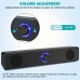 Fruitwhale Personal stereos USB-Powered Desktop Speaker, 12.4" Slim Stereo Sound Bar with 3.5mm Jack and Volume Control, 2.0 Surround Sound for PC, Laptop, Smartphone, Tablet, Gaming Console - High-Quality Audio, Button Control
