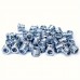 TOPRINCE Metal hardware, namely, nuts 50pcs Threaded Insert Nutsert, M6*13mm Screw in Nut Threaded Wood Inserts, for Wood Furniture(with 1pc Allen Wrench)
