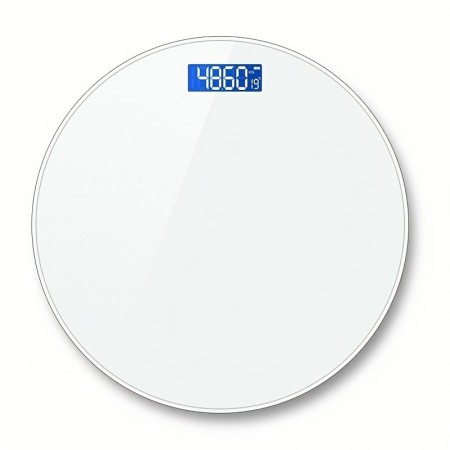 Barlecat Scales Weight Scale, Circular Scale, Digital Bathroom Scale, Household Electronic Scale, LED Display Screen, Battery Powered (without Battery), Accurate Weight Measurement, Essential For Families