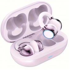 Barlecat Headphones Wireless Bone Conduction Headphones, Touch Control, Long Battery Life, Non-Invasive Sports & Music Earbuds, USB Type-C Charging, 20W Max Output, 400mAh Rechargeable Lithium Polymer Battery, for Adults - No Charger Included