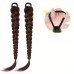 Giftoday Braids 50.8 cm Long Braided Hair Extensions for Women - Natural Double Ponytail Style, Suitable for All Hair Types, Straight Hair, And Perfect for Everyday Use 2pcs