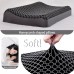 Arrow king Pillows Ultra-Comfort Bamboo Charcoal Negative Ion Gel Pillow - Breathable & Slow-Rebound with Graphene Technology, Washable Jelly Silicone for Neck Support in All Sleep Positions, Contemporary Style with Zip Closure