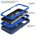 Squirrel cat Cell phone cases Protective Case Compatible With for iPhone 14 Pro Max Heavy Duty Shockproof Rugged 3-Layers Phone Cover Blue