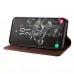 Cloud Pomelo Covers for smartphones Protective Case Compatible With for Samsung S20 5G Heavy Duty Shockproof Rugged Faux Leather Magnetic Flip Card Holders Kickstand Phone Cover Dark Brown Coffee