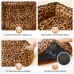 Holidaymoon Pet cushions Leopard Print Dog , Rectangle Polyester Pet with Fiber Fill, Animal Pattern Cushion for Extra Small to Large Dogs and Cats, Comfortable Sleeping 