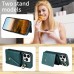 Pyramideer Cell phone cases for iPhone 12 Phone Case, for Women Men with 6 Card Holder Zipper PU Leather Protective Phone Cover Case