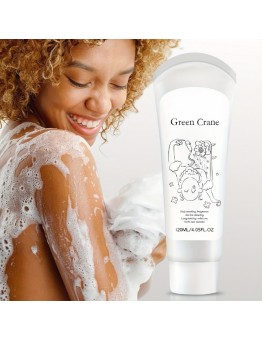 Green Crane Bath preparations for medical purposes 4.06oz White Peach & Jasmine Body Wash - Moisturizing Shower Gel With Coconut Oil, Vitamin E, Alcohol-Free For All Skin Types