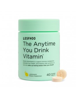 Lesfhoo Vitamins Drink Vitamin for Liver Health & Immunity Support with Electrolytes, Antioxidants, Milk Thistle, Vitamins