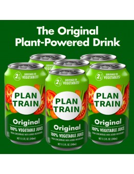 Plantrain Vegetable drinks original 100% Vegetable Juice keeps the nutrients needed every day, which is essential for the health of family children 24pcs