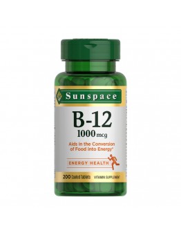 Sunspace Vitamins bounty vitamins B12, supports energy metabolism, tables are necessary to maintain a healthy family.