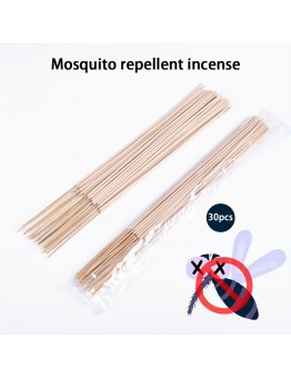 Superant Insect repellent incense 30pcs Natural Bamboo Mosquito Repellent Incense Sticks - Effective Summer Scented, DEET-Free, Non-Toxic, Home & Office Use, Assorted Colors, Portable, Easy to Use Mosquito Repellent Device 