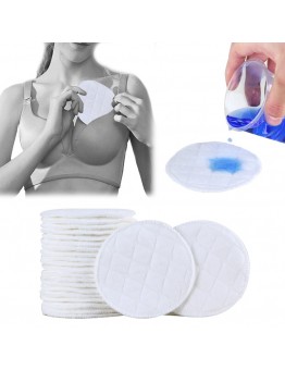 Air ant Breast-nursing pads 12Pcs(6 Pairs) 3 Layers Cotton Reusable Breast Pads Nursing Waterproof Organic Plain Washable Pad Baby Breastfeeding Accessory