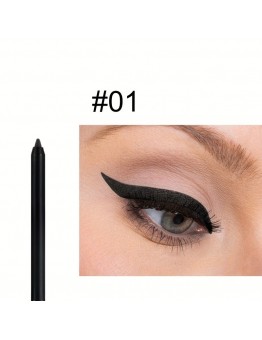 snowland Eyeliner pencils Matte Black Eyeliner Pencil Set, Ultra-Slim, Waterproof, Long-Lasting 01#
