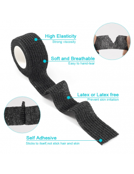 Green shoots Adhesive bandages 10 Rolls Athletic Wrap Tape Self Adhesive Elastic Bandage Elastoplast Sports Protector Knee Finger Shoulder Tattoo Accessories
