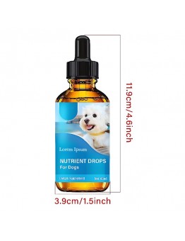 Green Canyon Animal feed additive for use as a nutritional supplement for medical purposes Dog Nutrition Drops, Dog Supplements, Suitable For Dogs Of All Sizes | 60ML Dog Nutrition Supplements 2 Fl Oz 