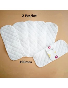 Secret Forest Sanitary tampons 2 Pcs/lot Thin Reusable Feminine Hygiene Pads: Menstrual Cloth Sanitary Pads, 7.48inch, 100% Cotton, Washable, Waterproof, Panty Liners for Women
