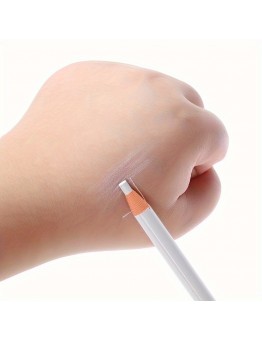 Plantkonw Cosmetic pencils White Eyebrow Pencils, Precision Positioning Cosmetic Art Pencils