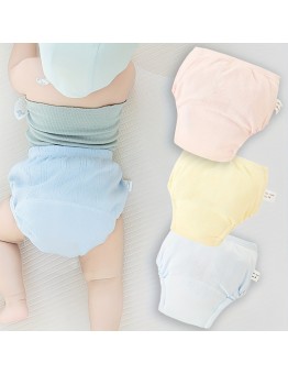 Babyouth Babies' nappy-pants 4pcs Soft & Breathable Pants - Washable, Reusable & Absorbent for Potty Training - Perfect Gift for Holidays