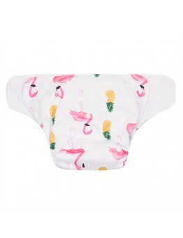Wondermoon Baby diapers 9-Pack Adjustable Cloth Diapers with Storage Bag, Reusable 3-Layer Polyester Baby Diapers, Washable Waterproof Microfiber Inserts for 3-15kg - Ideal for Holidays and Gifts