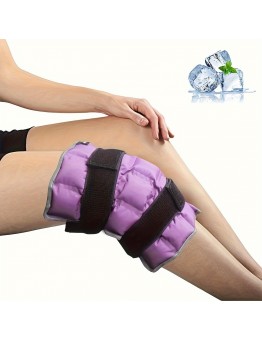 Youth angle Therapeutic cold therapy packs 1pc Knee Ice Pack Wrap, Gel Ice Packs For Knee Injuries Reusable, Hot Cold Compress Therapy For Arthritis, Meniscus Tear And ACL, Knee Cold Packs, Purple