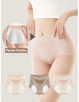 Royal forest Menstrual underwear 3 Pack of Women's Seamless Period Underwear - High Waist, Breathable, and Stylish